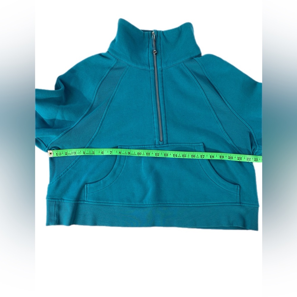 Lululemon Scuba Oversized Funnel Neck Half-Zip M/L Oceanic - Picture 4 of 11